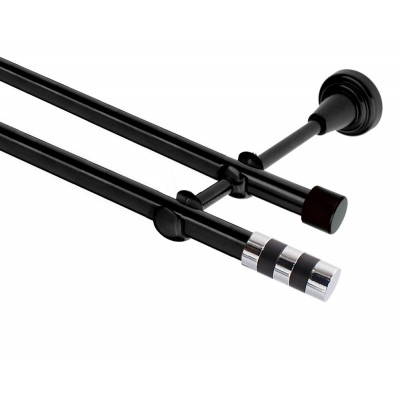 Garnýž kovová dvouřadá 19mm Sigma černá