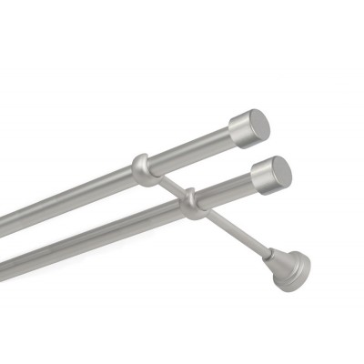 Garnýž kovová dvouřadá 19mm Pullo double satina