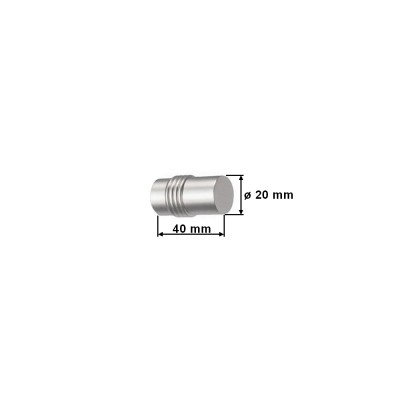 Koncovka pro tyč 16mm Cylinder satina