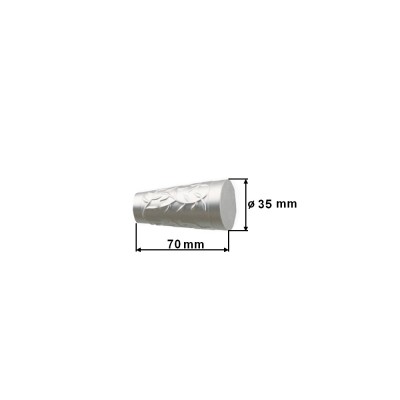 Koncovka pro tyč 19mm Sevilla satina