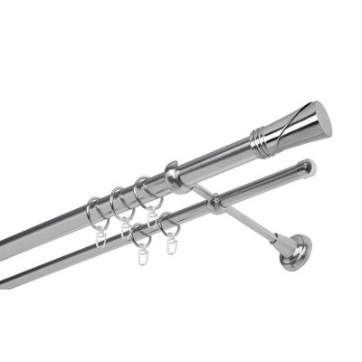 Garnýž kovová dvouřadá 25/16mm Duncan nerez