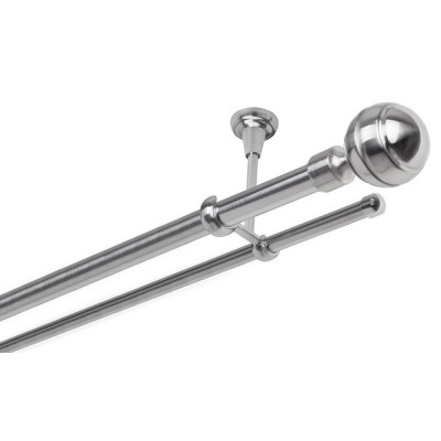 Garnýž kovová dvouřadá 25/16mm Paola nerez