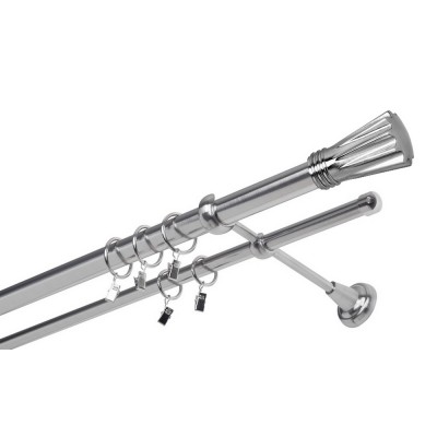 Garnýž kovová dvouřadá 25/16mm Walchar nerez