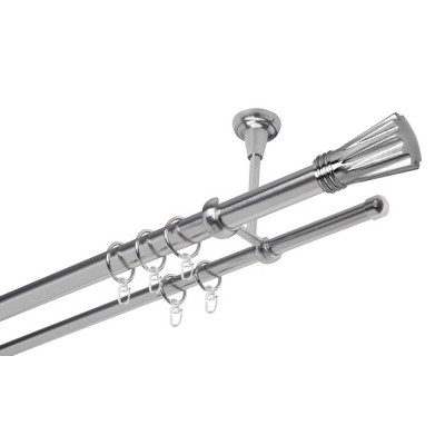 Garnýž kovová dvouřadá 25/16mm Walchar nerez