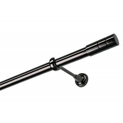 Garnýž kovová jednořadá 25mm Cylinder onyx