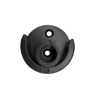 Boční úchyt pro tyč 19mm černá