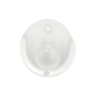 Boční úchyt pro tyč 19mm bílá