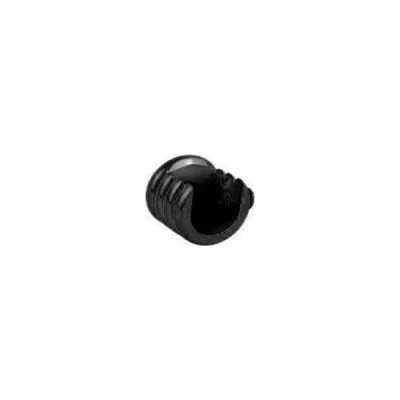 Boční úchyt pro tyč 16mm černá